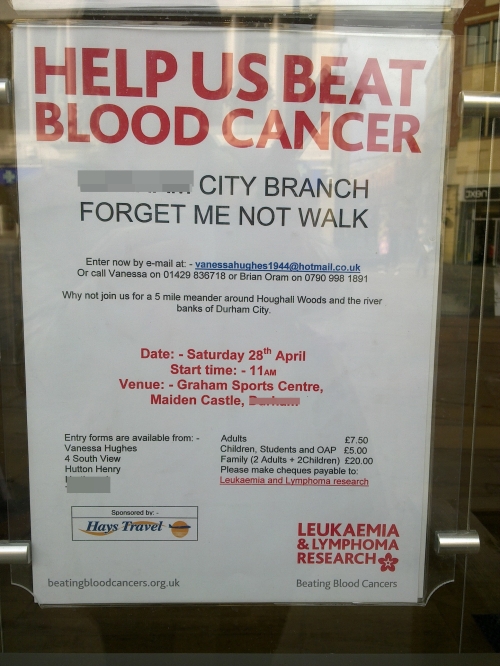 Blood cancer poster